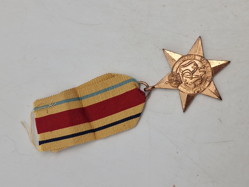 Original The Africa Star Navgiven til sydafrikaner - ww2