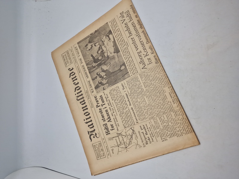 Originalt eks af Nationaltidende 1943