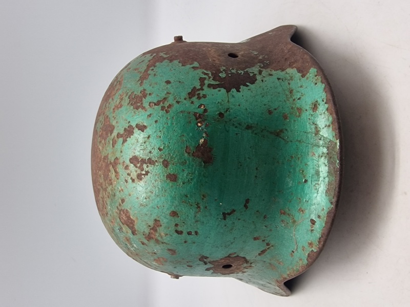 Original tysk ww2 hjelm skal til restaurering