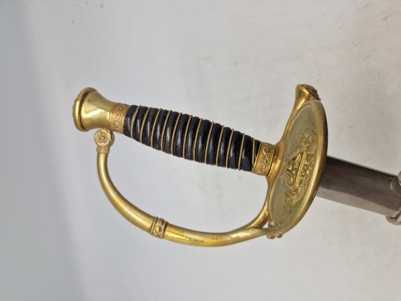 Original belgisk 1800 tals officers kårde