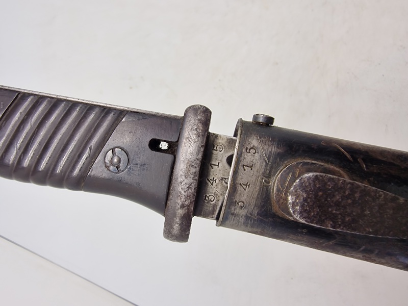 Original tysk K98 bajonet - ww2 Nummerens