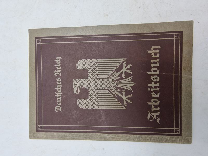 Original tysk arbejdsbog - ww2