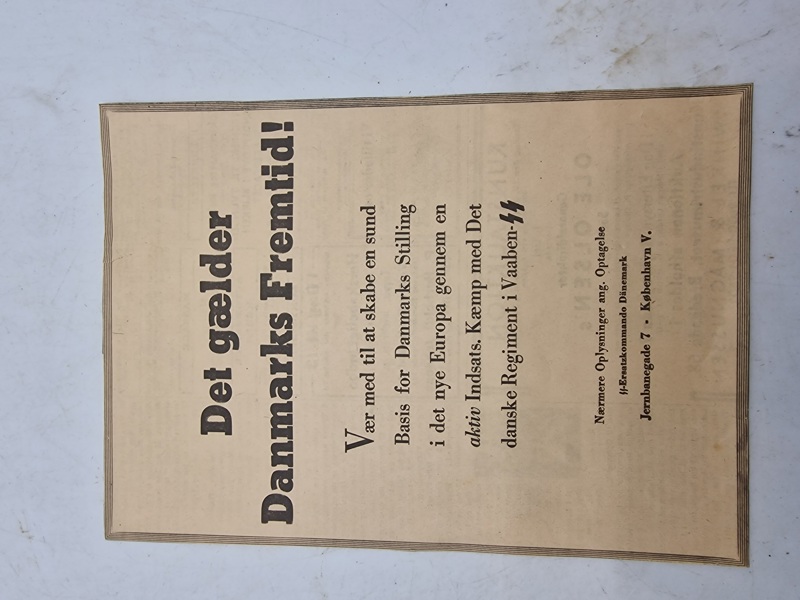 Original hverveannonce - Waffen SS