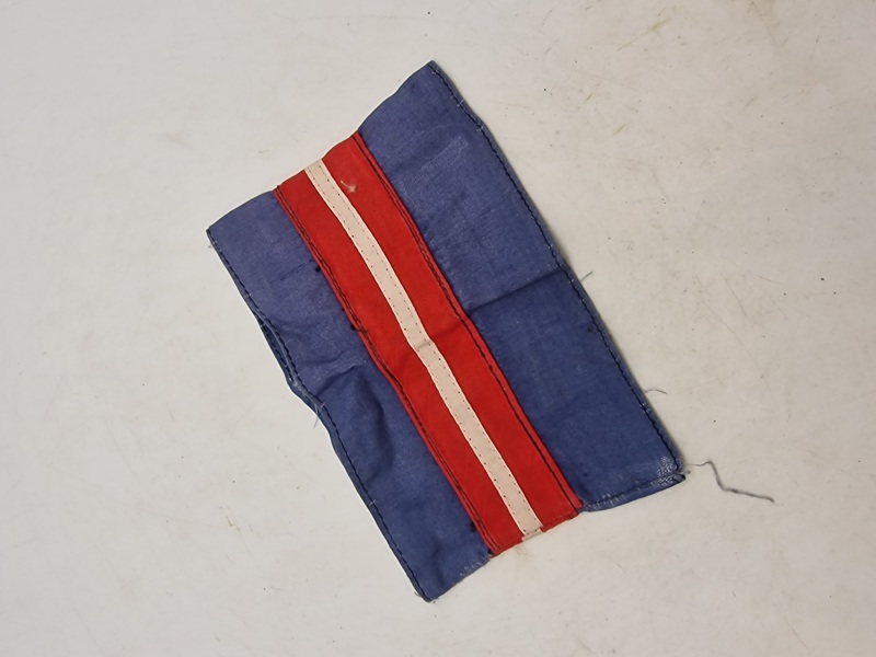 Originalt armbind fra modstandsbevægelsen - Københavnertypen
