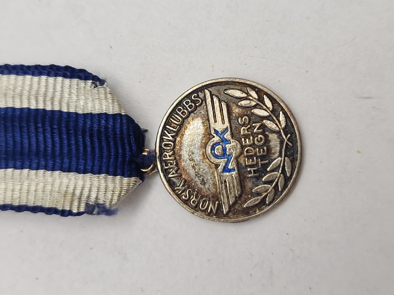 Originalt NAK hæders tegn - sølv miniture