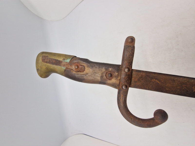 Original fransk model 1874 bajonet