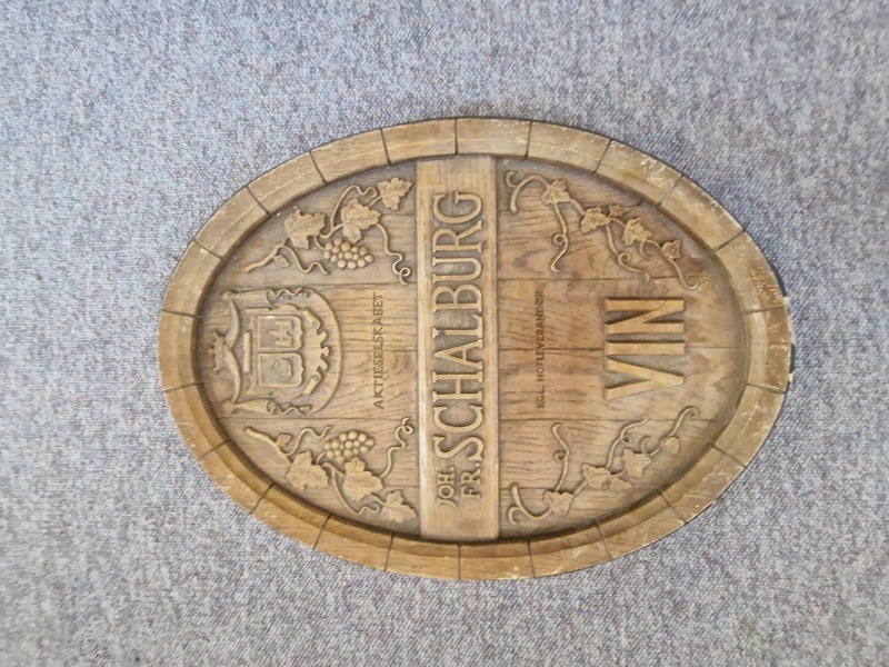 Original plakette for Schalburg vin (familie til CF Von Schalburg)