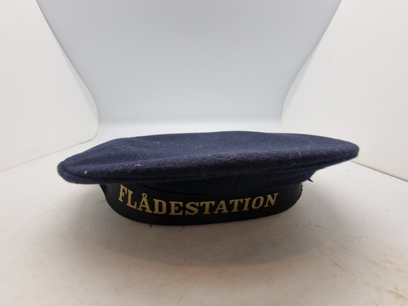Original søværns hat - Flådestation
