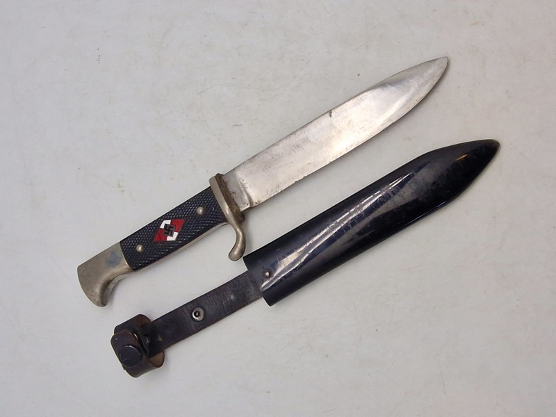 Original tysk HitlerJugend Farthenmesser M/38