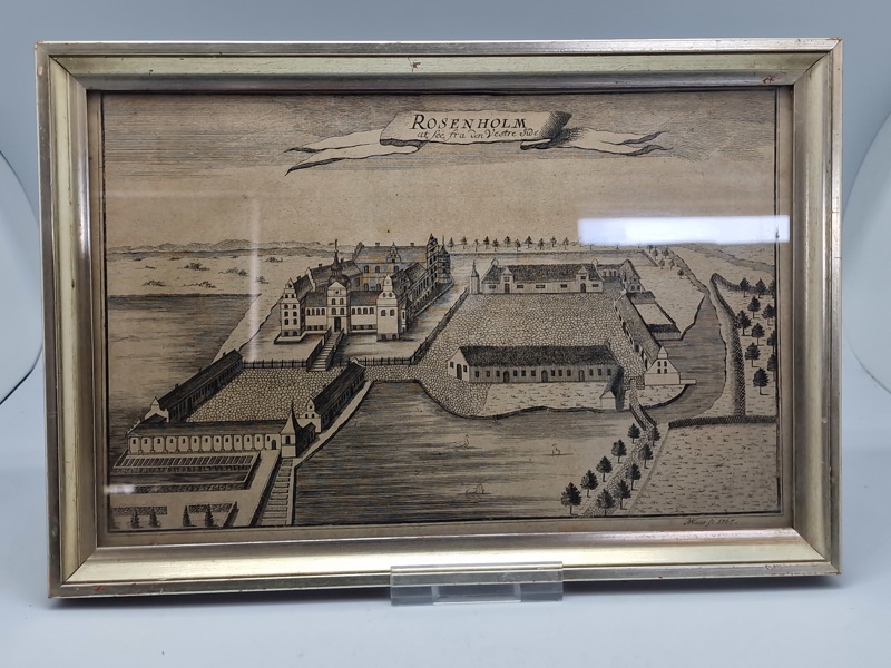 Originalt 1700 tals stik - Rosenborg