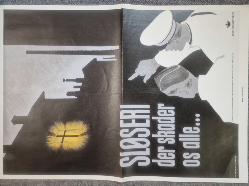 WW2 plakat - genoptryk