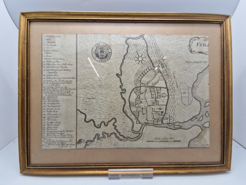 Originalt 1700 tals kort