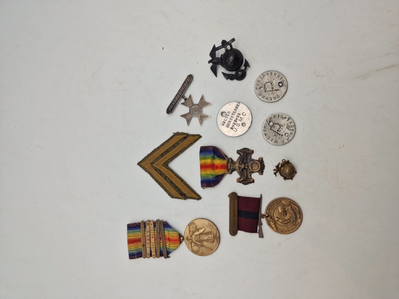 Originalt lot fra Dansker i US WW1 og efter i USMC, sjældent