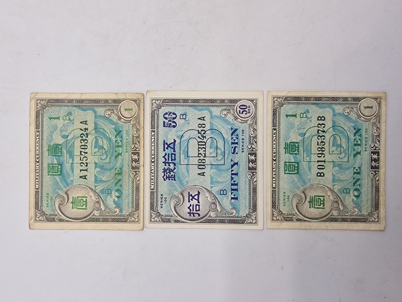 Originale US besættelses penge Japan