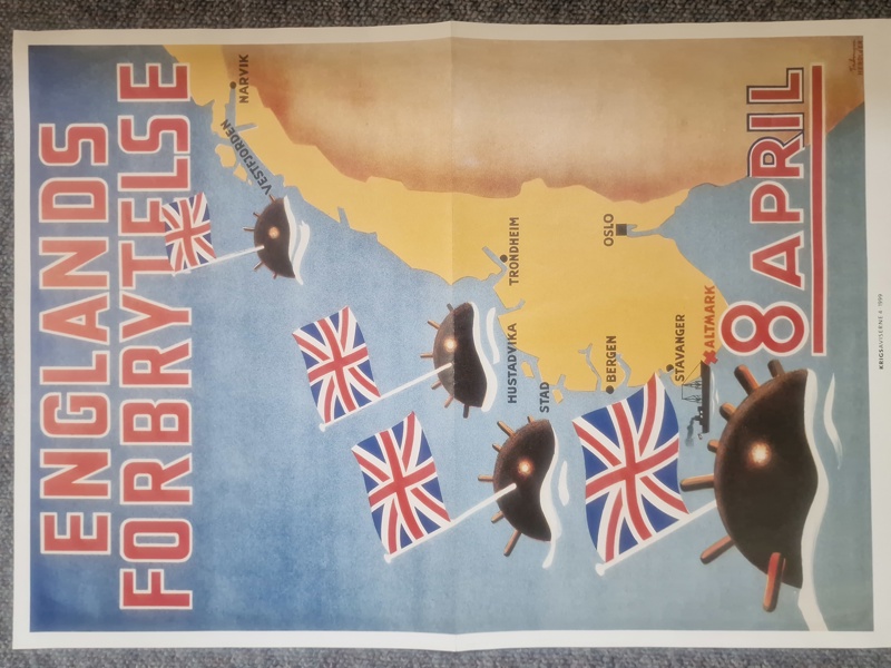 WW2 plakat - genoptryk