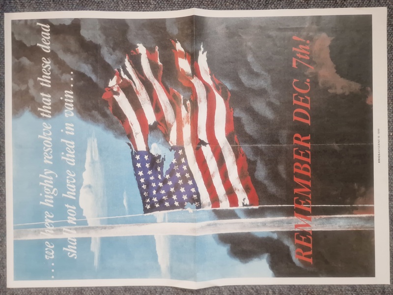 WW2 plakat - genoptryk