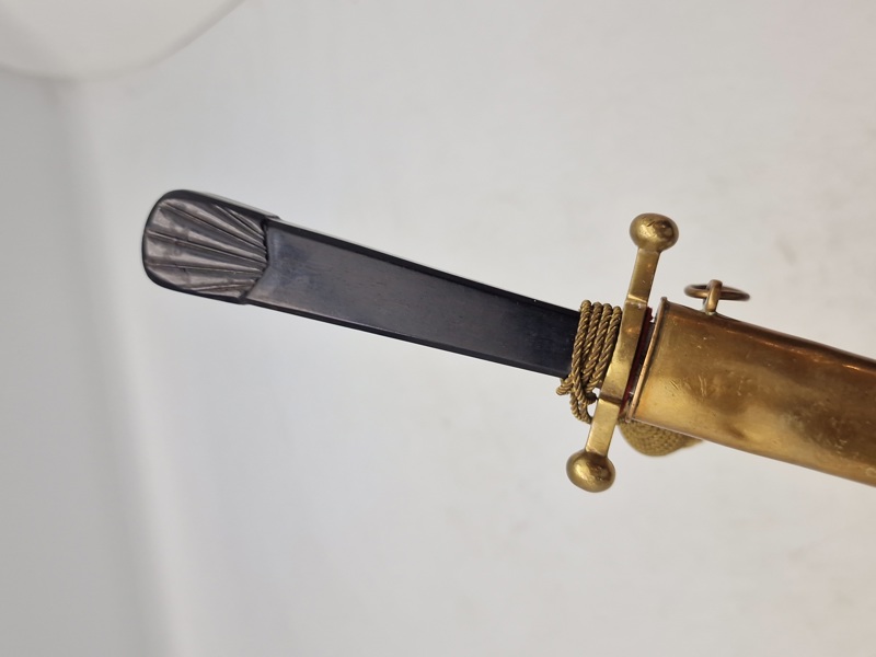 Original Dansk Dolk for model 1870 for underlæger og underdyrlæger