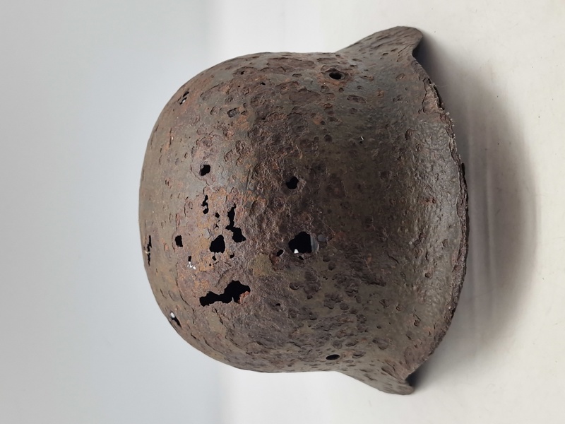 Original tysk ww2 hjelm fra fronten