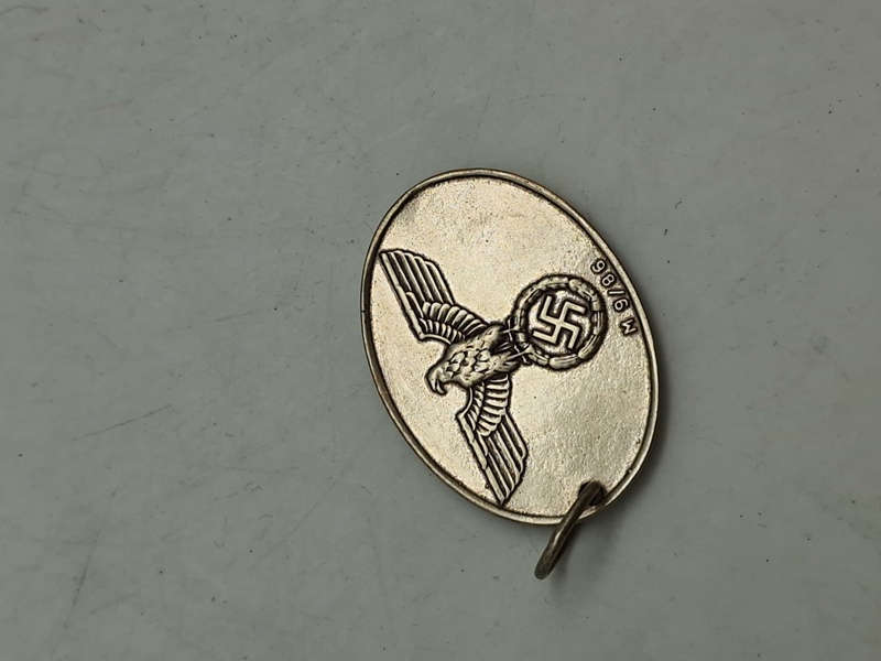 Gestapo id disk - efterkrigs