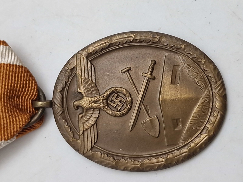 Original Tysk vestvold medalje