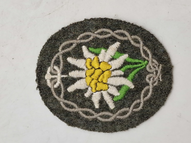 Original Gebirgsjäger Edelweiss Ärmelabzeichen)