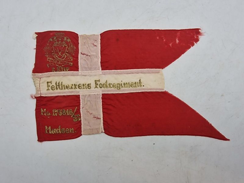 Originalt miniature flag - Feltherrens fodregiment