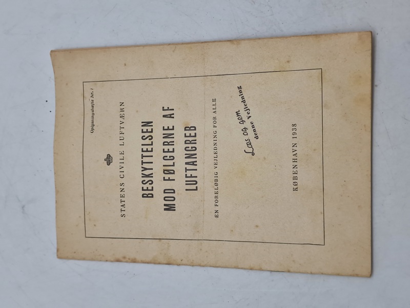 Original dansk ww2 pjece