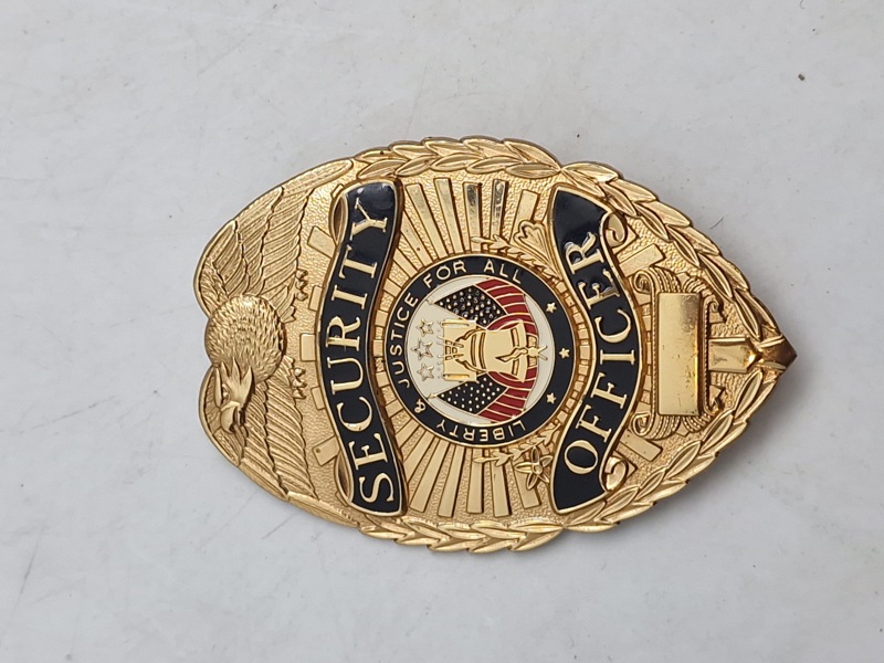 Originalt politiskilt - Security Officer