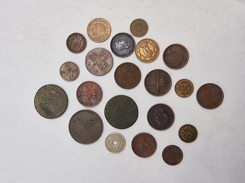 Samling danske 1800 tals mønter