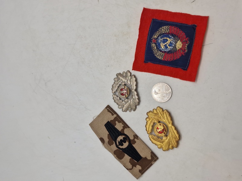 Samling diverse militaria