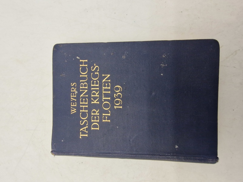 Original WEYERS TASCHENBUCH DER KRIEGS- FLOTTEN 1939