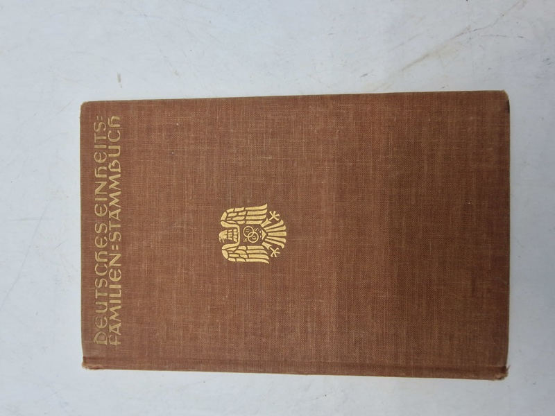Original tysk ww2 familie stambog