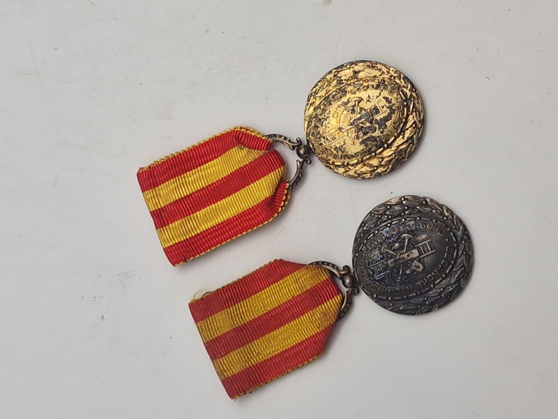 Originale medaljer fra redningskorpset, Sterlingsølv