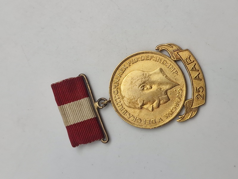 Navngiven 25 års medalje 