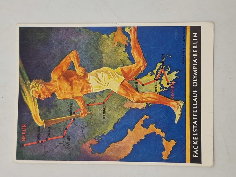 Originalt tysk ww2 postkort