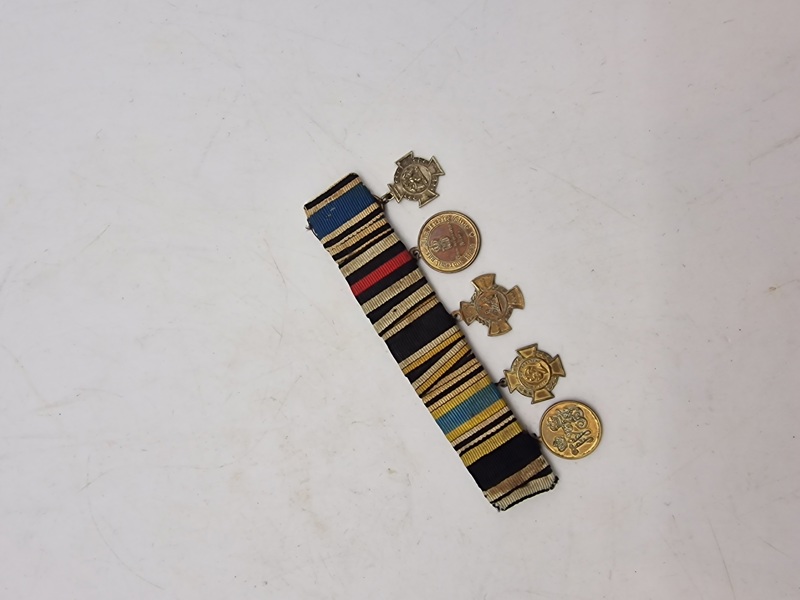 Original tysk ordensspange med bl.a. for invasionen af Als og Dybbøl 