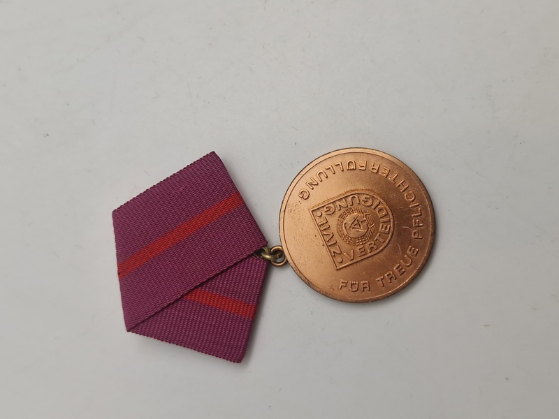  Original Medal for Faithful Fulfillment of Duties in the Civil Defense of the GDR