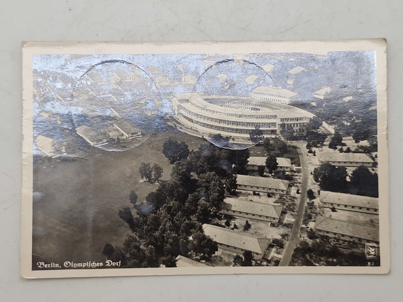 Originalt tysk olympiaden 1936 postkort