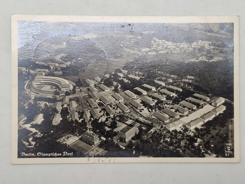 Originalt tysk olympiaden 1936 postkort