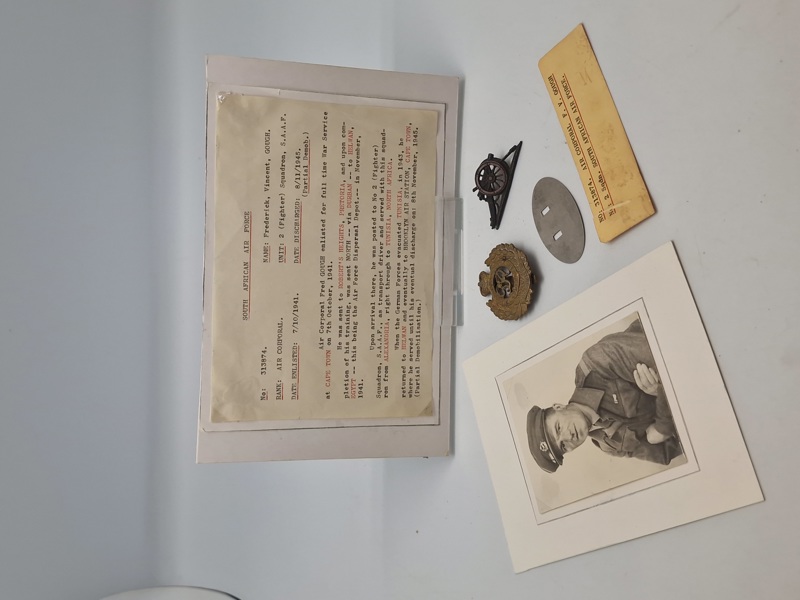 Originalt WW2 lot fra Engelsk soldat