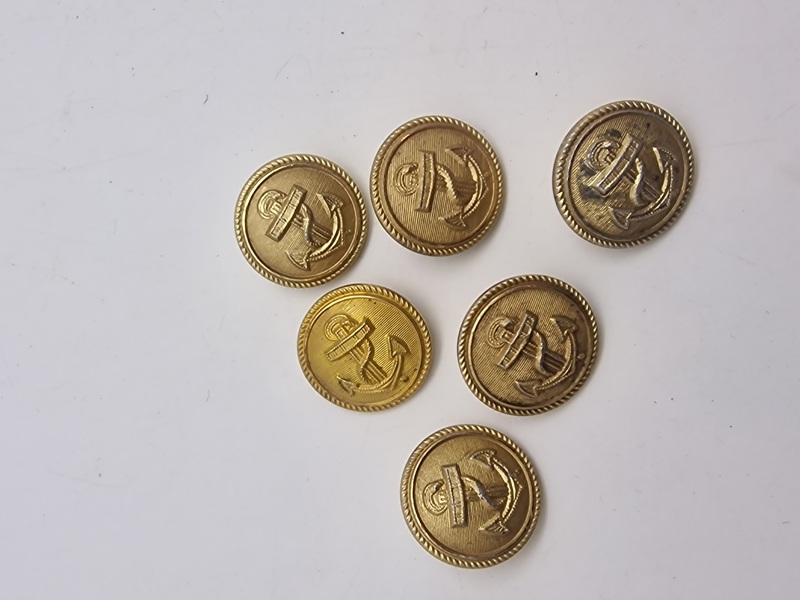 Samling originale tyske Kriegsmarine knapper - ww2