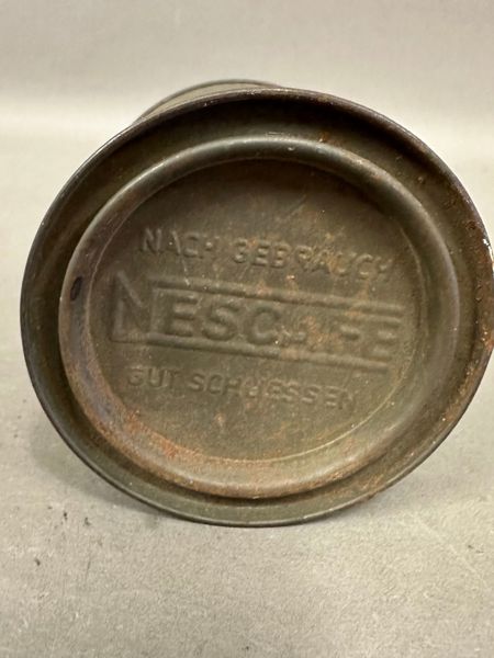 Original Tysk WW2 Wehrmacht Nescafe dåse, sjælden 