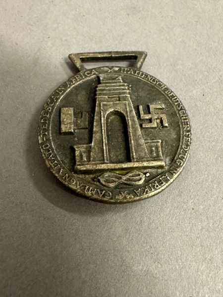 Original tidlig ITALIAN-GERMAN MEDAL FOR THE AFRICAN CAMPAIGN