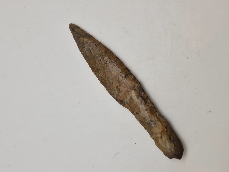 Original Dansk flintedolk - bondestenalderen - 3900 f.Kr. til 1800 f.Kr.