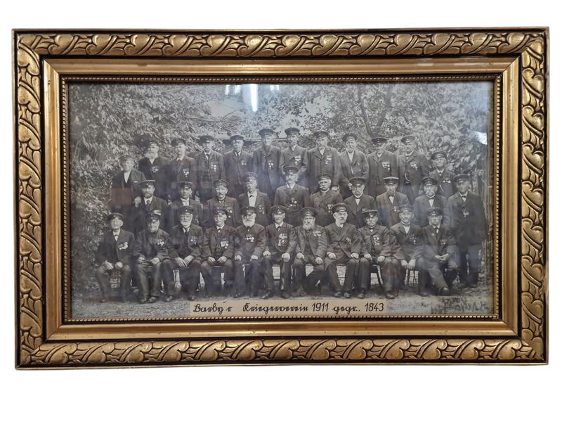 Originalt foto med Tyske1848/64 veteraner