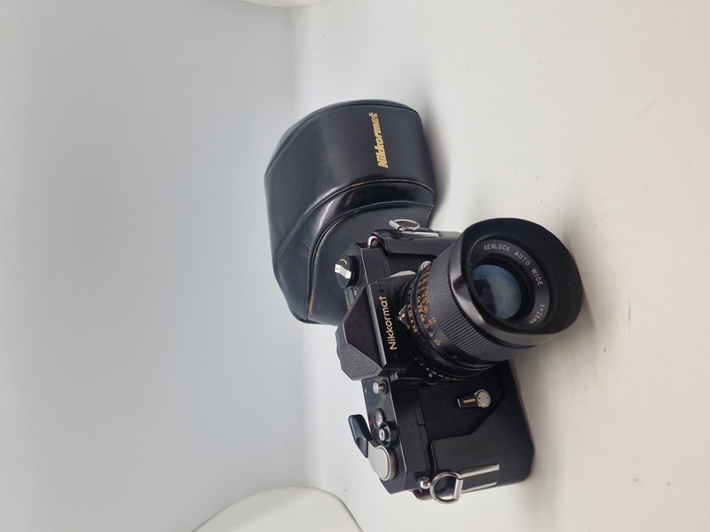 Nikon Nikormat kamera, med bule i linse