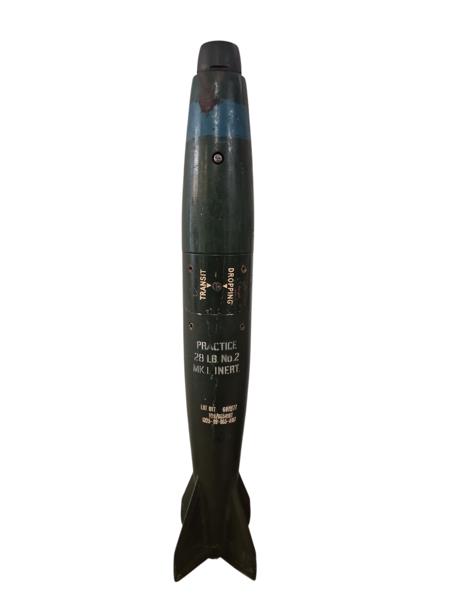 Original Practice 28LB ( 12,7 kg) NO2 MK.I. Inert - Anvendt til øvelse af Royal Air Force og det Danske flyvevåben , skal hentes i Vordingborg eller leveres efter aftale