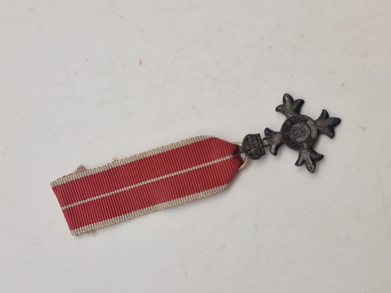 Original Den Britiske Imperieorden, også kendt som The Most Excellent Order of the British Empire (OBE). Miniture
