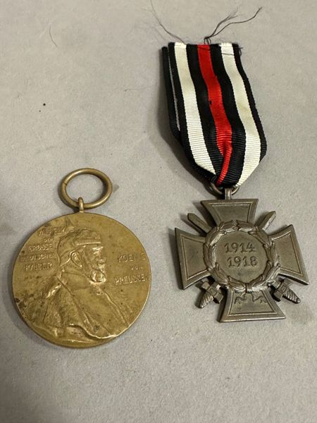 Original Tyske medaljer WW1 og før 