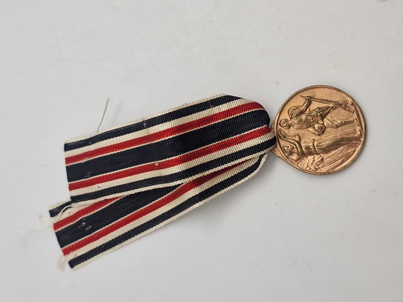 Originalt WW1 German Legion of Honour Medal (Deutsche Ehrendenkmünze des Weltkrieges der Deutschen Ehrenlegion)